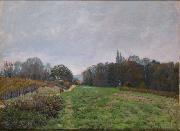 Alfred Sisley Landscape at Louveciennes oil painting